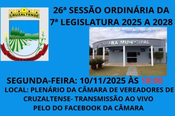 Convite para Sessão Ordinária 