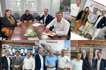 Vereador do Legislativo Municipal de Cruzaltense e Prefeito estiveram em Porto Alegre/RS cumprindo agenda!