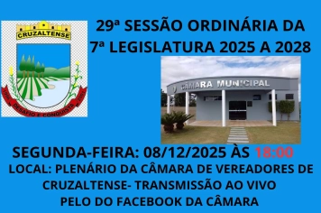 Convite para Sessão Ordinária 