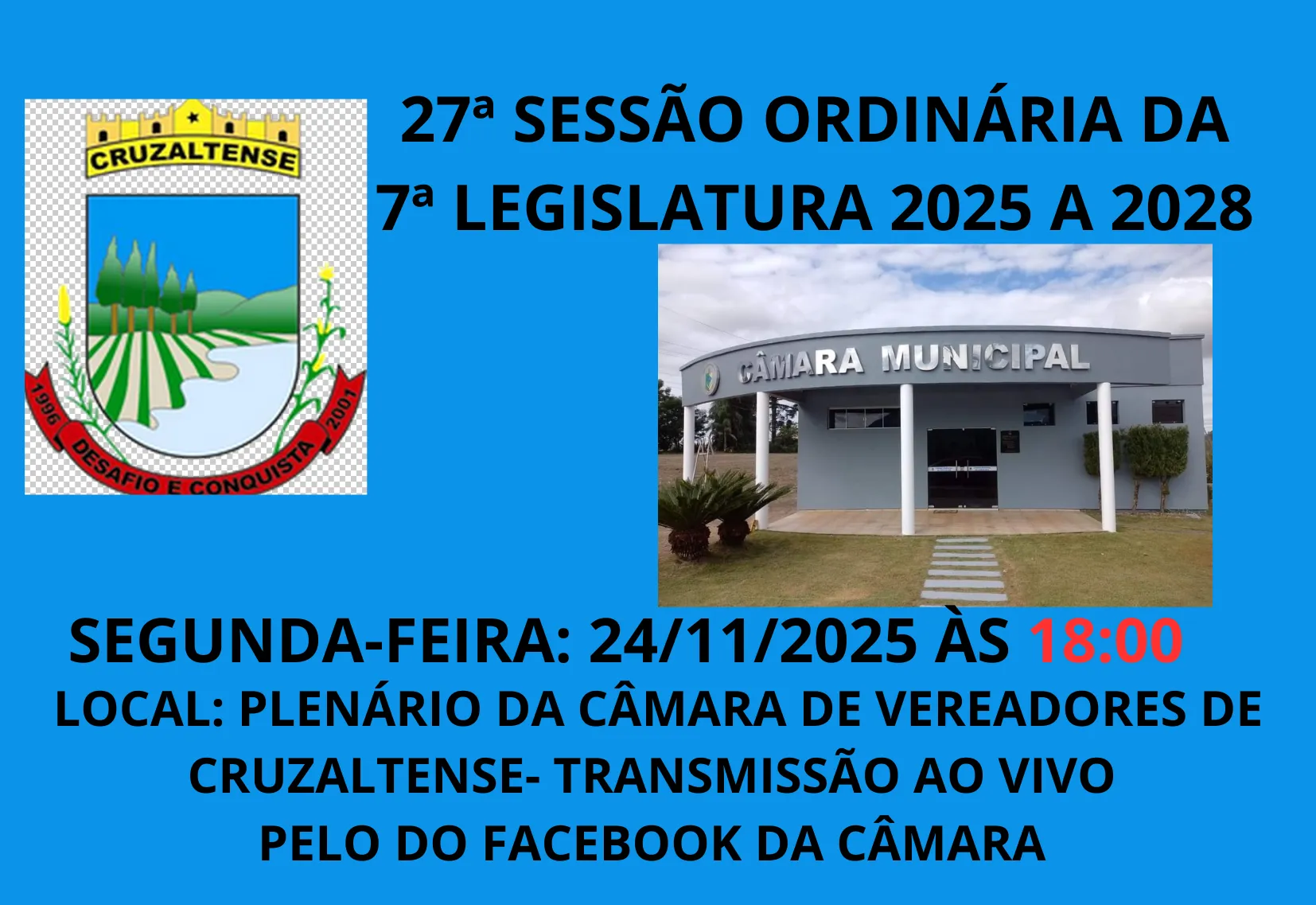 Convite para Sessão Ordinária 