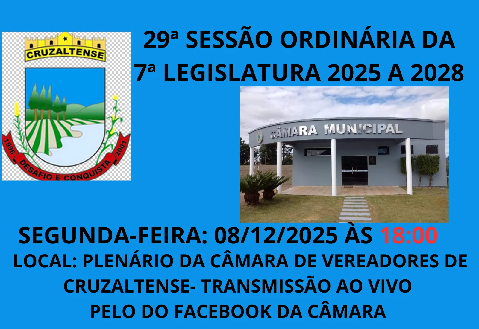 Convite para Sessão Ordinária 