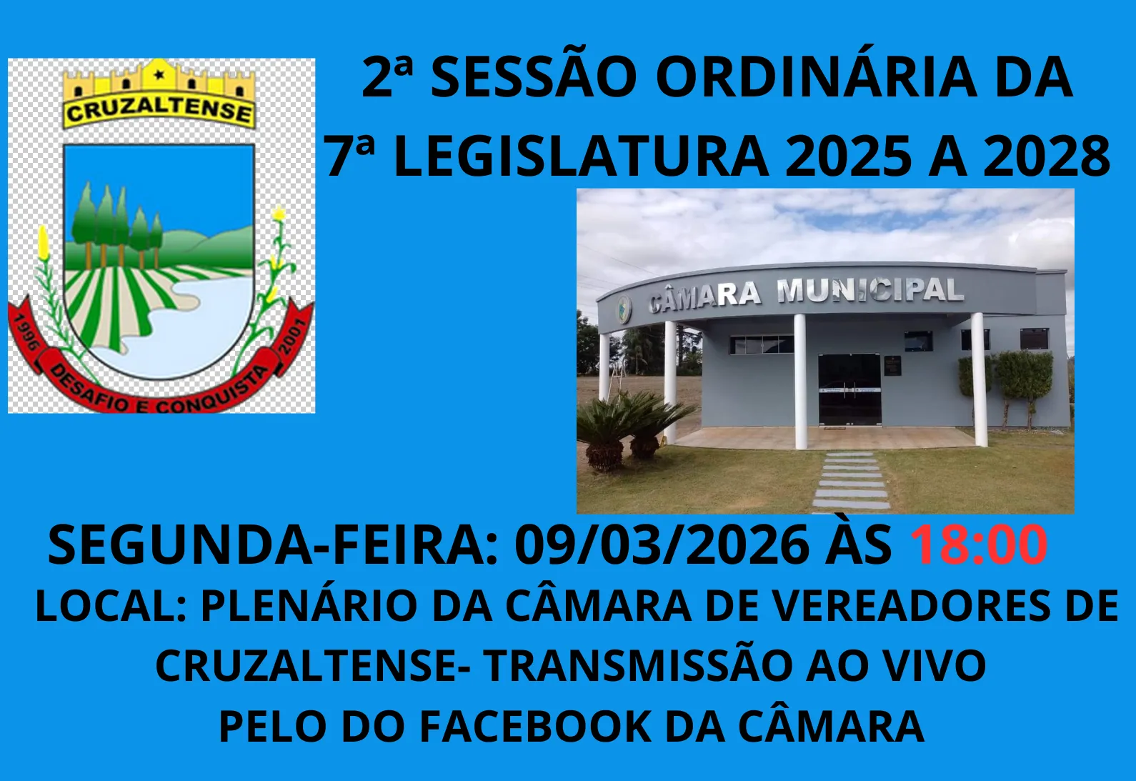 Convite para Sessão Ordinária 